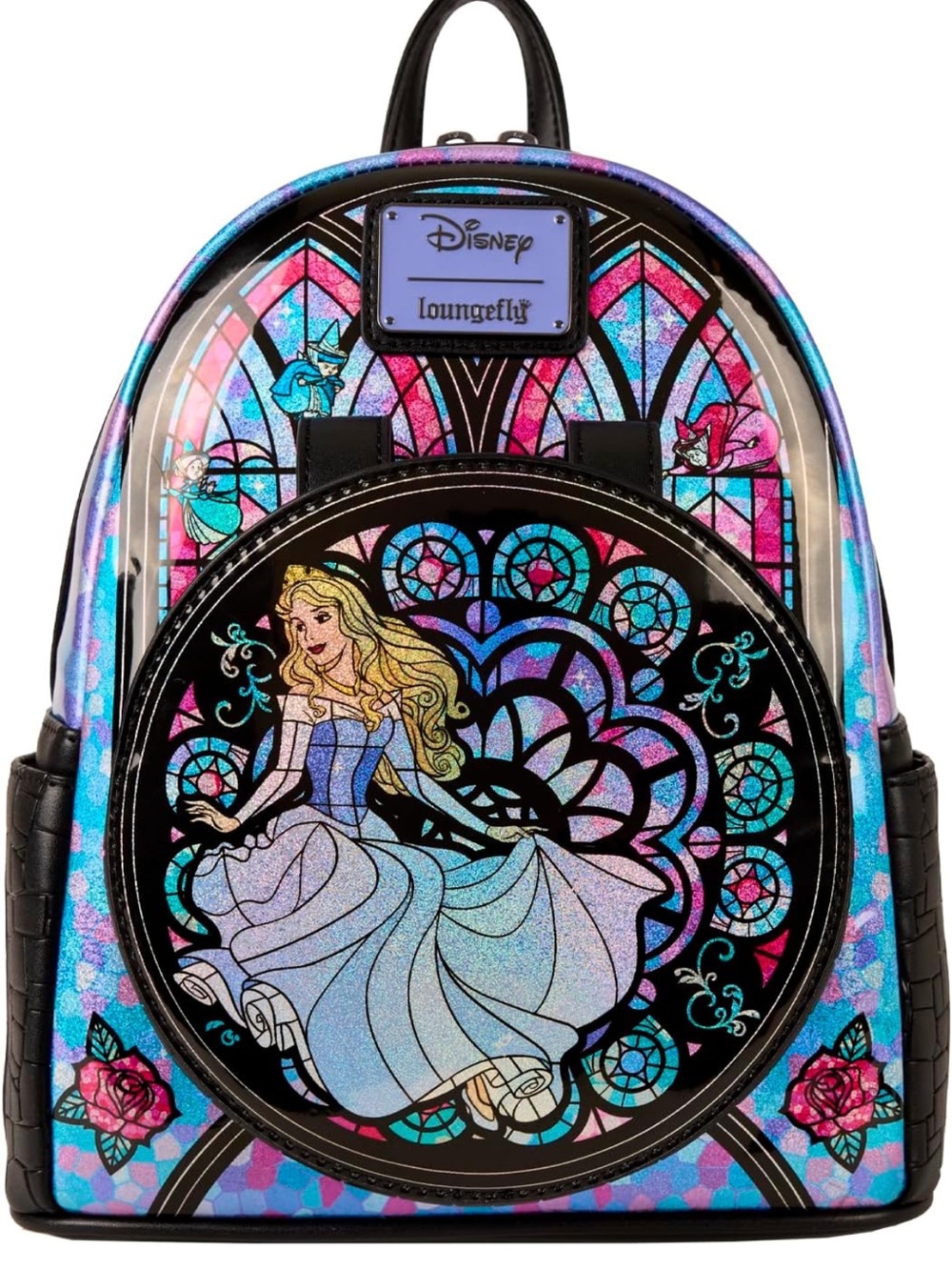 Loungefly Stained Glass: Sleeping Beauty Backpack Amazon Exclusive NWT Rare